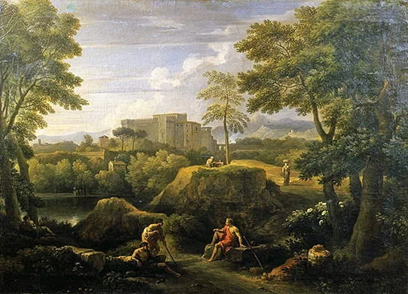 Paesaggio con figure - Trustees of Holkham Estate, Norfolk